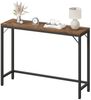 GarveeMore Konsolentisch,105x30x81cm, Schmaler Beistelltisch,Flurtisch,Kleiner Ausstellungstisch,Sofatisch Bild 5