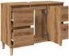 vidaXL Waschbeckenunterschrank Artisan-Eiche 80x33x60 cm Holzwerkstoff 857127 Bild 5