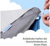Dailydream Gewichtsdecke Ersatzbezug für Gewichtsdecke, premium Baumwolle, waschbar, Füllung: ohne Füllung, Ersatzbezug aus hochwertiger Baumwolle und Eckbändern Bild 3
