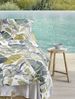 Irisette Easy Soft-Seersucker Bettwäsche 135x200 Blätter blau grün gelb 8697-20 Bild 5
