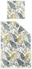 Irisette Easy Soft-Seersucker Bettwäsche 135x200 Blätter blau grün gelb 8697-20 Bild 3
