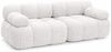 Kaiser Möbel Sofa 2-Sitzer modular für Wohnzimmer, Bouclé-Stoff Abriamo, Selia, 2-Sitzer, Teil der Selia-Modulkollektion,Kombinierbar mit weiteren Modulen Bild 2