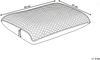Kopfkissen ATHOS Niedrig Memory-Schaum 55 x 35 cm Violett Bild 2