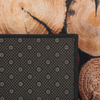 Teppich braun Holzoptik 80 x 150 cm Kurzflor KARDERE Bild 5