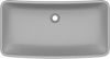 vidaXL Luxus-Waschbecken Rechteckig Matt Hellgrau 71x38 cm Keramik 146960 Bild 3