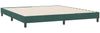 vidaXL Boxspringbett ohne Matratze Dunkelgrün 180x220 cm Samt 3315888 Bild 4