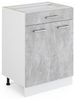 Küchenunterschrank R-Line Beton 60 cm mit Schublade, ohne Arbeitsplatte Vicco Bild 4