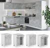 Küchenunterschrank R-Line Beton 60 cm mit Schublade, ohne Arbeitsplatte Vicco Bild 2