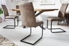 riess-ambiente Freischwinger APARTMENT taupe / schwarz (Einzelartikel, 1 St), Esszimmer · Microfaser · Metall · Industrial Bild 4