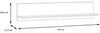 FORTE Como Wandpaneel, Holzwerkstoff, Grau/Braun/Braun, 149,8 x 28,5 x 21,5 cm Bild 3