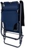 Klappstuhl, Campingstuhl, Kopfkissen, blau, L 153 cm Bild 5