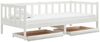 vidaXL Tagesbett mit Schubladen Weiß 90x200 cm Massives Kiefernholz [3083685] Bild 3