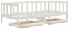 vidaXL Tagesbett mit Schubladen Weiß 90x200 cm Massives Kiefernholz [3083685] Bild 2
