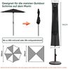 Sekey Sonnenschirm Schutzhülle mit Stab, Abdeckhauben für Ø 350cm / 200x300 cm Gartenschirm mit Belüftungsöffnungen, Abdeckung für Marktschirm / Balkonschirm, wasserdicht Bild 2
