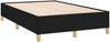 vidaXL Boxspringbett mit Matratze Schwarz 120x190 cm Stoff 3269939 Bild 4