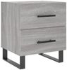 vidaXL Nachttische 2 Stk. Grau Sonoma 40x35x47,5 cm Holzwerkstoff 827369 Bild 5