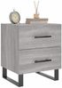 vidaXL Nachttische 2 Stk. Grau Sonoma 40x35x47,5 cm Holzwerkstoff 827369 Bild 3