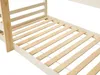 Vente-unique - VAGAR Bett Holz, Platte Beige - B 101 cm x H 210 cm x L 208 cm Bild 5