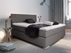 Möbel-Eins PREMIUM Boxspringbett inkl. Kopfteil Anthrazit, 180x200 cm Härtegrad 2 Bild 3