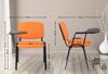 CLP 4er Set Stuhl Ken mit Klapptisch Stoff-Bezug,orange Bild 2
