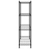 vidaXL Lagerregal mit 4 Böden 90x35x137 cm Schwarz 200 kg 324622 Bild 4