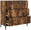 vidaXL Sideboard Geräucherte Eiche 79,5 x 33 x 82 cm Holzwerkstoff 883439 Bild 5