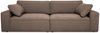 OTTO home 3-Sitzer Mittell, Chenille, Breite 245 cm, bodentief, extra Kissen inkl, tiefe Sitzfläche Bild 2