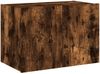 vidaXL TV-Wandschrank mit LED-Leuchten Räuchereiche 60x35x41 cm 837310 Bild 3