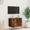 vidaXL TV-Wandschrank mit LED-Leuchten Räuchereiche 60x35x41 cm 837310 Bild 5