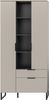 Home affaire Mehrzweckschrank ADIO, Höhe 192 cm, 2 Türen, 1 Schubkasten, 1 Klappe, mit Metall-Kufen (1-St) Schrank, Wohnzimmerschrank, Hochschrank, Stauraumschrank, Highboard Bild 3