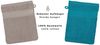 Betz Waschhandschuh 10 Stück Waschhandschuhe Palermo Größe 16 x 21 cm Farbe Petrol-Stone, (10-St), Frottee Waschhandschuh Bild 2