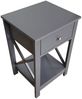 HTI-Living Nachttisch Nachttisch Hayet Grau 2er-Set (Set, 2-St, 2 Nachttische), Nachtkommode Beistelltisch 1 Schublade Bild 4