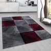 Kurzflor Teppich Pago rechteckig - 120x170 cm - Rot Bild 2