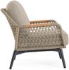 Gartensessel Orelua - Aluminium & Olefin-Geflecht, Anthrazit Bild 2