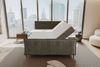 99rooms Vero Plus Boxspringbett 160x200 cm Cordstoff POSO Cappuccino Bild 5