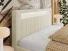 Polsterbett GOLD 5 CLASSIC 160 x 200 cm mit LED-Beleuchtung & Bettkasten, Doppelbett inkl. Lattenrost, Metall-Lift-System & Stauraum - Creme Struktur Bild 4