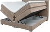 Home affaire Boxspringbett Romeo, Doppel- & Polsterbett, Federkernbett, Komfortbett, 160, 180 cm, inkl. 6 cm Topper, zwei Bettkästen, Taschen-Federkernmatratze in H4 Bild 3
