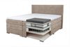 Home affaire Boxspringbett Romeo, Doppel- & Polsterbett, Federkernbett, Komfortbett, 160, 180 cm, inkl. 6 cm Topper, zwei Bettkästen, Taschen-Federkernmatratze in H4 Bild 4
