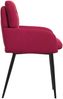 vidaXL Esszimmerstühle 2 pcs Samt (V) Weinrot 59 x 59,5 x 90 cm 42034311 Bild 3