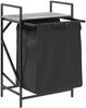 vidaXL Wäschekorb 1 Fach mit Ablage Grau Sonoma 859073 Bild 5