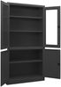 vidaXL Büroschrank Anthrazit 90x40x180 cm Stahl 335949 Bild 5