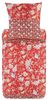 Bettwäsche Bassetti Mako Satin Vicenza R1 Blumen Ranken Rot 155x220 Bild 2