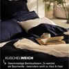 MAGANO Kissenbezug, Bambus & Baumwolle Satin, Luxus Kopfkissenbezug, (1 Stück), 400 TC Luxusqualität, Hypoallergen, Thermoregulierend Bild 3