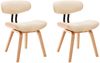 vidaXL Esszimmerstühle 2 Stk. Creme Bugholz und Kunstleder [283124] Bild 2
