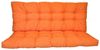 Rattani Sitzkissen Polster Kissen für Hollywoodschaukel 5 Größen orange Bild 2
