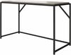 Schreibtisch >Ulva< in Grau, MDF/Folie/Metall - 125x75x52cm (BxHxT) Bild 4