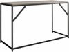 Schreibtisch >Ulva< in Grau, MDF/Folie/Metall - 125x75x52cm (BxHxT) Bild 5