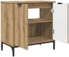 vidaXL Badezimmermöbel-Set 2 pcs Artisan-Eiche Sperrholz und Metall 3393102 Bild 5