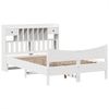 vidaXL Massivholzbett ohne Matratze Weiß 160x200 Kiefernholz 3323372 Bild 3