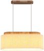 Hängeleuchte, JANNIE, Braun, Holz, E27, 3-flammig, höhenverstellbar Bild 4